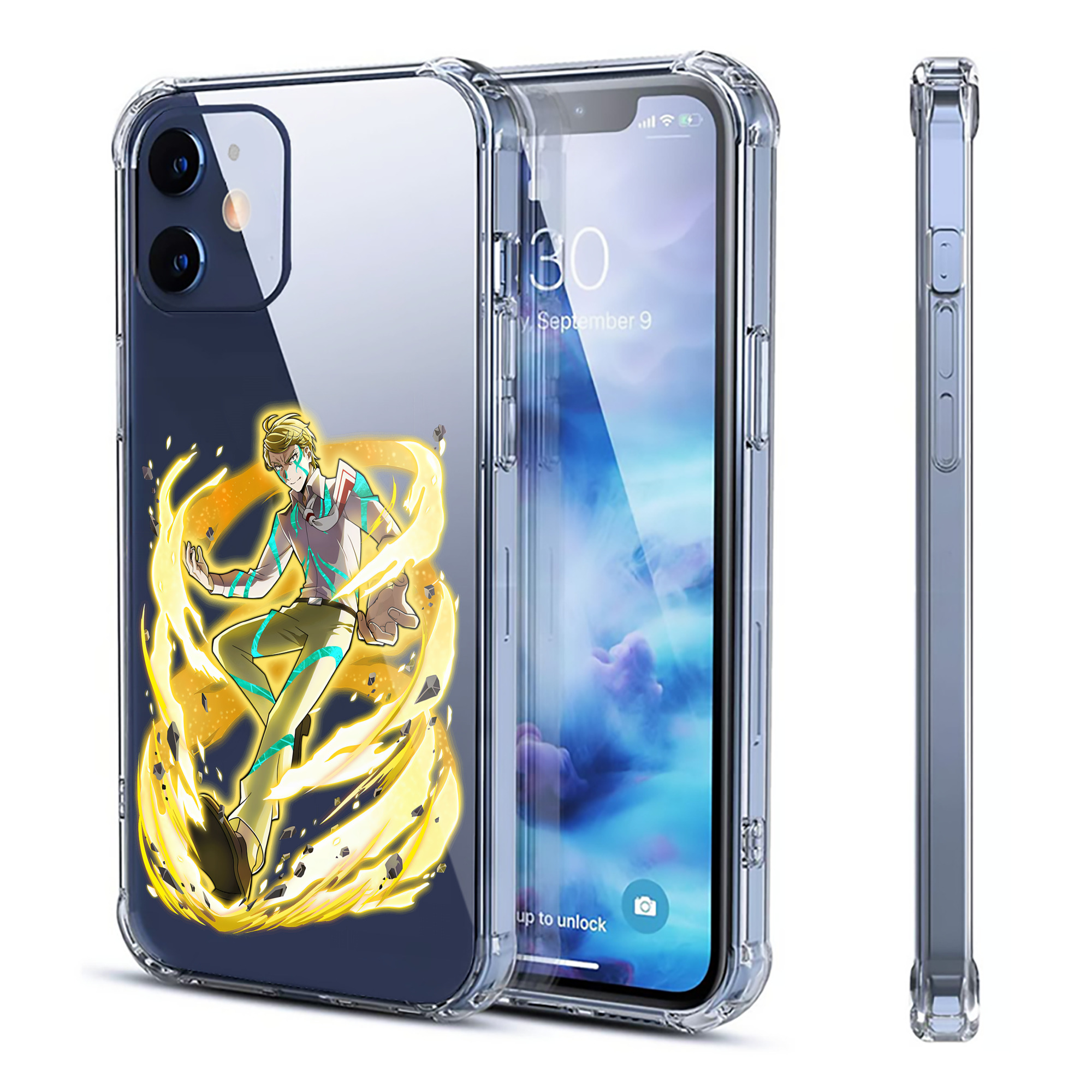 （画像用） 文豪ストレイドッグス Bungo Stray Dogs 【iPhone 12シリーズ対応】透明スマホケース（クリアソフトケース）